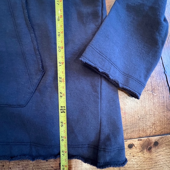 James Perse Hooded Tunic, Size 1, Titan/Blue - NWT - Picture 10 of 15